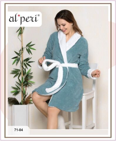 Alperi 71-04 Polar Bayan Uzun Kollu Sabahlık 4'lü