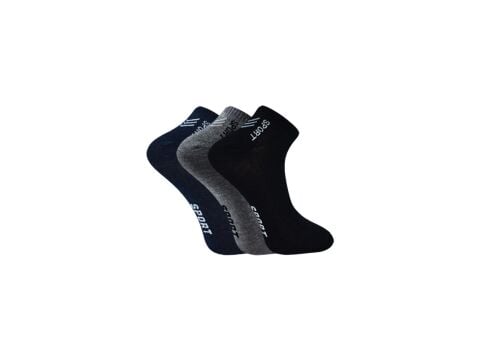 XGRİ POLO (E-E-3-2) Erkek Penye Patik 12'li