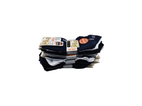 XGRİ POLO (E-E-3-2) Erkek Penye Patik 12'li