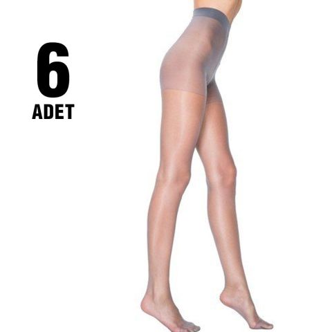 Penti Fit 15 Bayan Külotlu Çorap 6'lı kaşmir(52) - 4