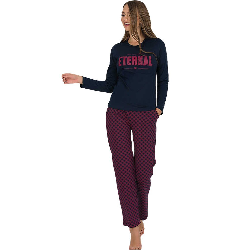 Berland 3192 Bayan Modal Uzun Kol Pijama Takımı