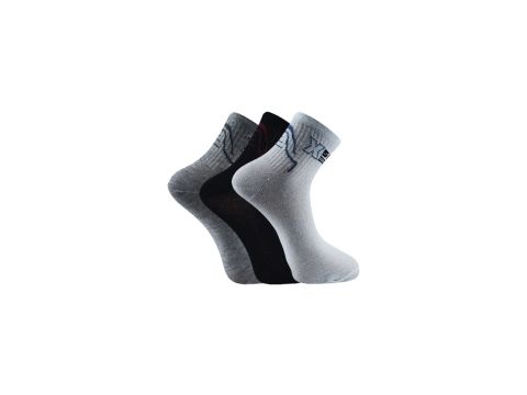 XGRİ POLO (E-E-7-8) Erkek Uzun Konç Patik 12'li