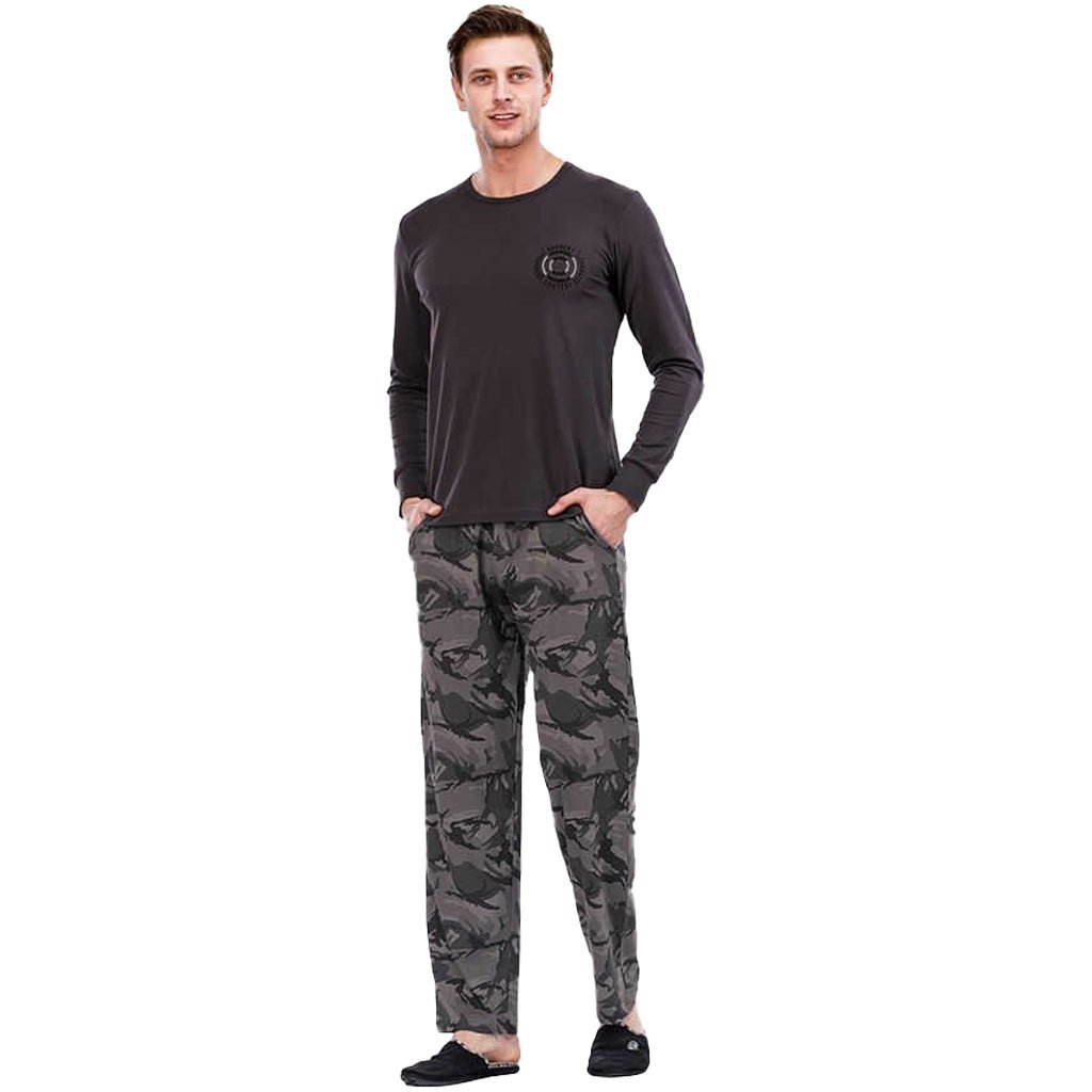 Berland 3724 Erkek Modal Uzun Kol Pijama Takımı