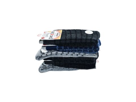 Pelin 10-7 Kışlık Bayan Termal Havlu Çorap 12'li