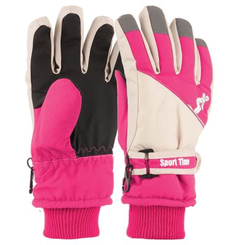 Kitti 421-15 (4-9 Yaş) Kız-Erkek Çocuk Kar Eldiveni 6'lı