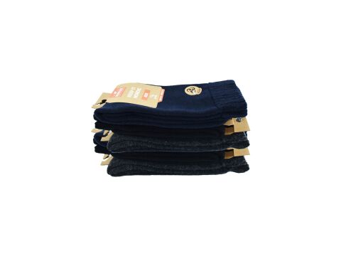 Bolero E-99 (41-45 NO) Yün Kışlık Havlu Erkek Çorap 6'lı