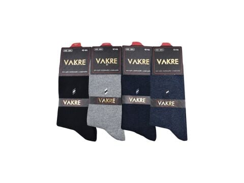 Vakre 9014-32 (41-44) Erkek Penye Likralı Çorap 12'li