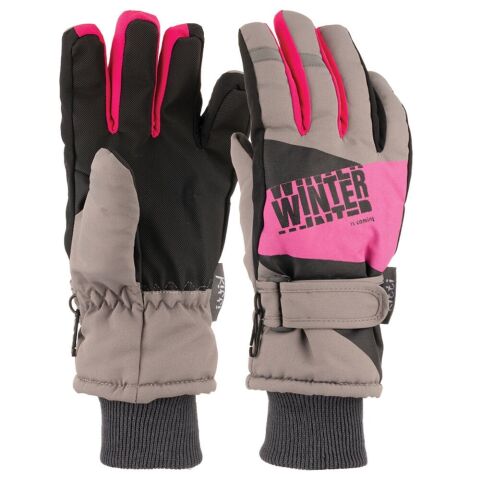 Kitti 422-15 (9-16 Yaş) Kız Çocuk Kar Eldiveni 6'lı