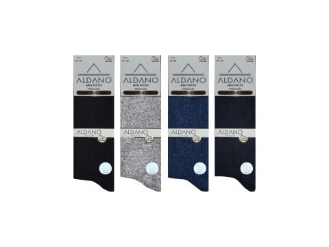 Aldano 05-4 Lambswool Yün Kışlık Erkek Soket 12'li