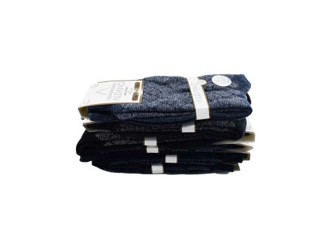 Aldano 05-6 Lambswool Yün Kışlık Erkek Soket 12'li
