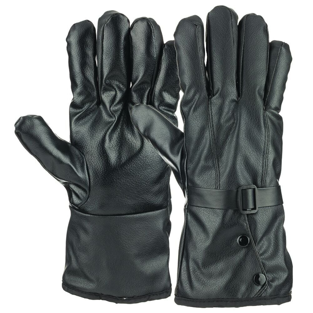 Suyutti K25540-03-001 İthal Erkek İçi Kürklü Kalın Suni Deri Eldiven 6'lı