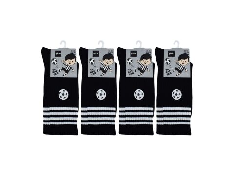 Şirin 006-BJK Taraftar Çocuk Futbol Çorap 12'li