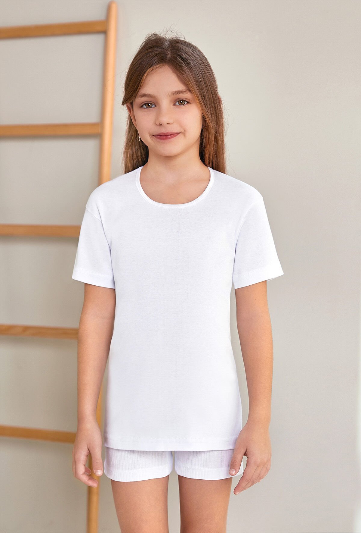 Berrak 2508 Kısa Kollu Kız Çocuk Fanila