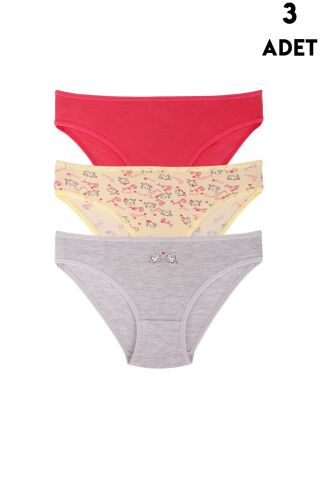 Koza Biat 76500-269 Kız Çocuk Külot 3'lü
