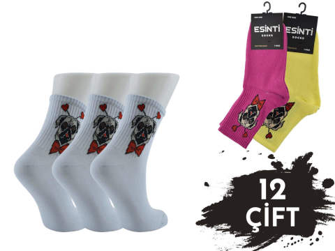 Esinti 26 Bayan Kolej Çorap 12'li