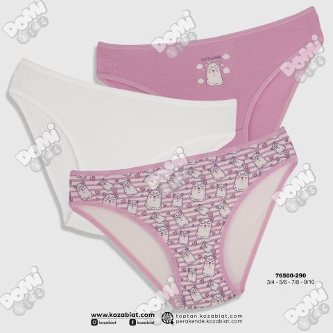 Koza Biat 76500-290 Kız Çocuk Külot 3'lü
