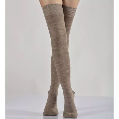 Staray 1057 Dikişsiz Bayan Dizüstü Anne Çorabı 12'li