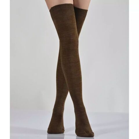 Staray 1057 Dikişsiz Bayan Dizüstü Anne Çorabı 12'li