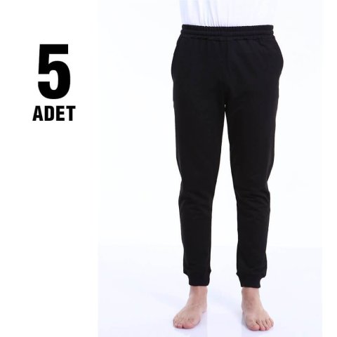 Sahra Ten 165 Kompak Manşetli Battal Erkek Eşofman 5'li
