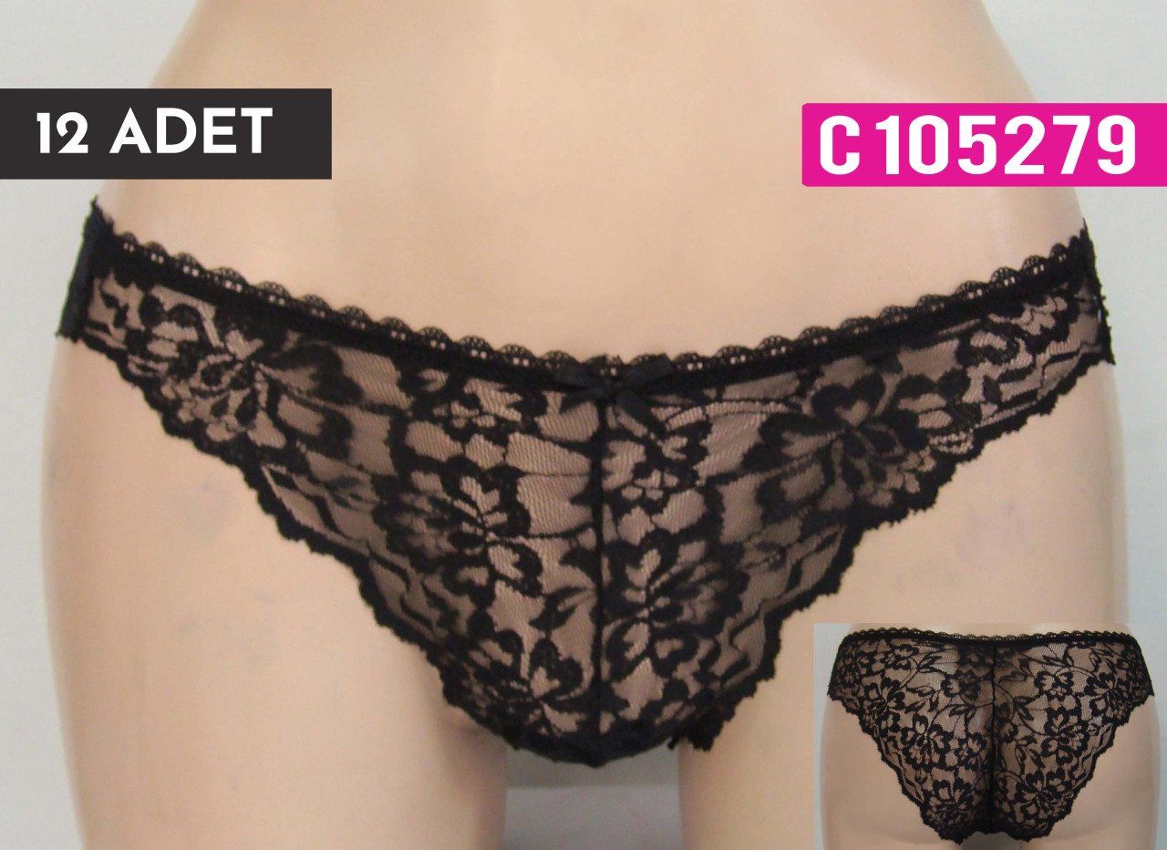 CİNDY BAYAN DANTELLİ BİKİNİ 12'Lİ