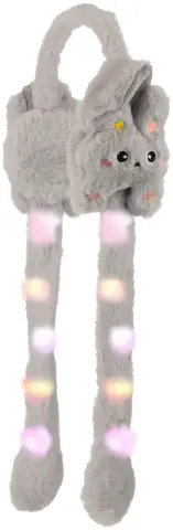 Kitti P-K25205-10  4-8 Yaş Kız Çocuk Peluş Hareketli Uzun Kulaklık 6'lı