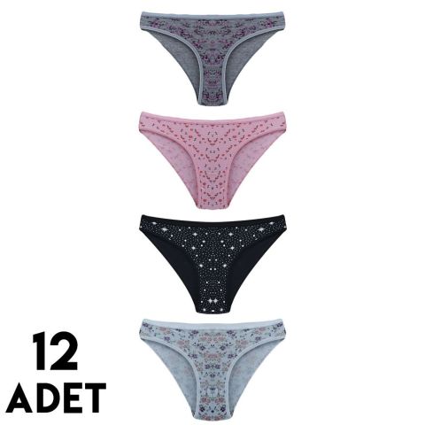 Tutku 0585 Hilda Bayan Bikini 12'li