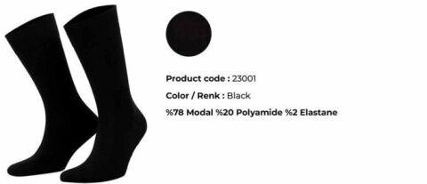 Aytuğ 23001 (41-45) Dikişsiz Erkek Modal Soket Çorap 12'li
