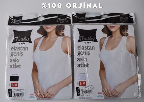 Tutku Bayan Elestan Geniş Askılı Atlet