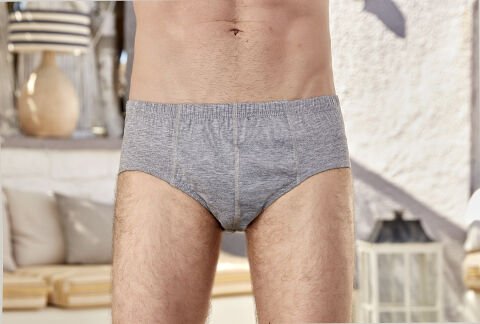 Berrak 1056 Renkli Erkek Penye Kom Slip 12'li