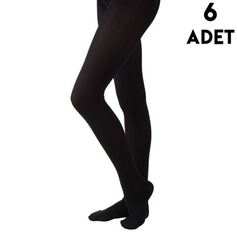 Aksu Pery 11-12 Yaş Çocuk Külotlu Çorap 6'lı