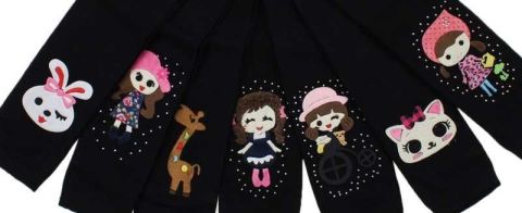 Dore Aksesuar Desenli Çocuk Termal Tayt