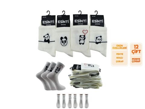 Esinti 132 Bayan Kolej Çorap 12'li