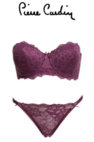 Pierre Cardin 4562 Mariah Balenli Straplez Desteksiz Sütyen Takımı