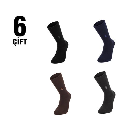 Mısırlı 1914 Modal Dikişsiz Erkek Çorap 6'lı