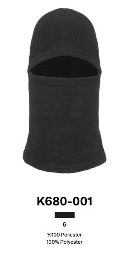 Suyutti 680-001 Siyah Erkek Polar Kar Başlığı 6'lı