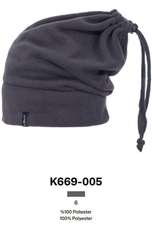 Suyutti 669-005 Gri İpli Stoperli Erkek Polar Bere 6'lı