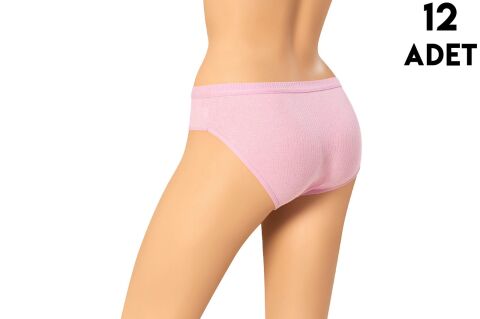Dondeza 1063 M Beden Bayan Likralı Raporlu Bayan Külot 12'li