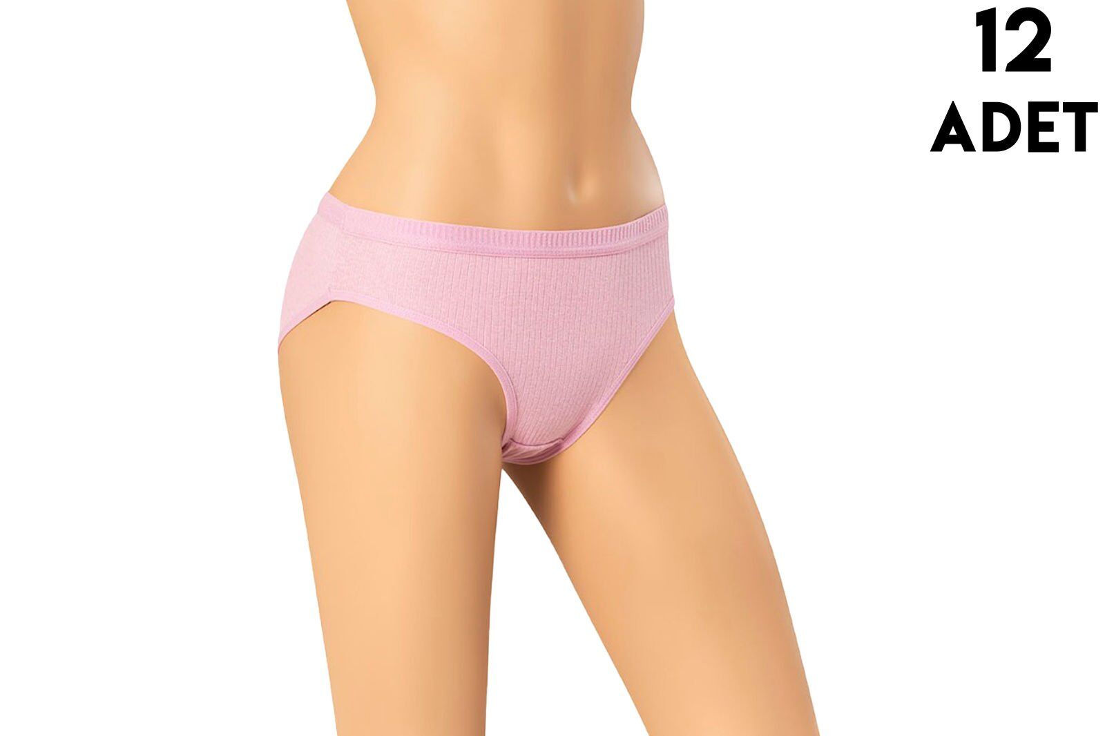 Dondeza 1063 M Beden Bayan Likralı Raporlu Bayan Külot 12'li