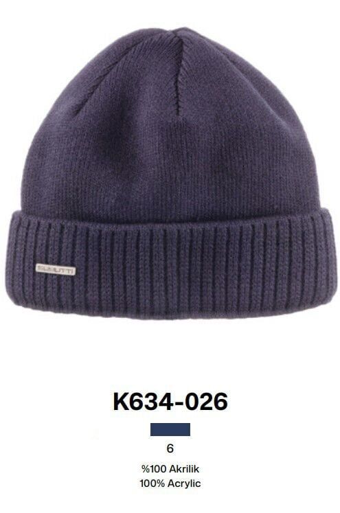 Suyutti 634-026 Lacivert Kalın Örgü Fantazi Bere 6'lı