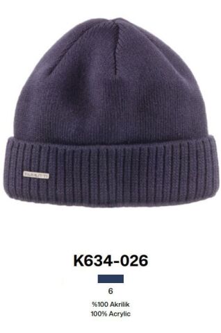 Suyutti 634-026 Lacivert Kalın Örgü Fantazi Bere 6'lı