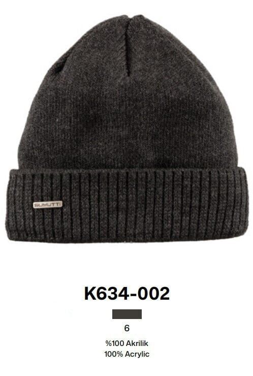 Suyutti 634-002 Antrasit Kalın Örgü Fantazi Bere 6'lı