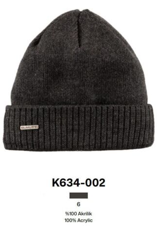 Suyutti 634-002 Antrasit Kalın Örgü Fantazi Bere 6'lı