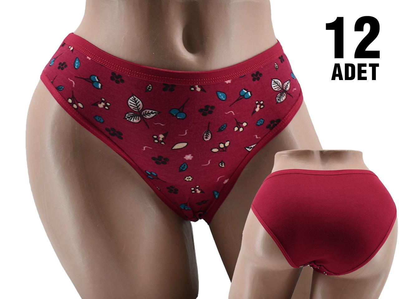 Dondeza 461 Desenli Bayan Bikini 12'li