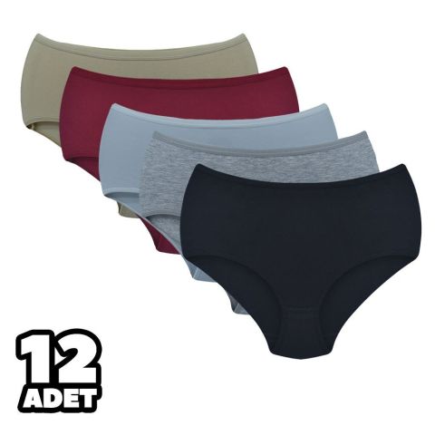 Dondeza 3058 XL Beden Yüksek Bel Toparlayıcı Külot 12'li