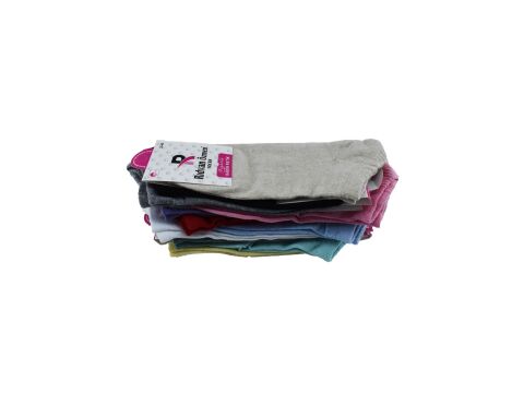 Pelin 12-22 Naturel Penye Parfümlü 3 Boyutlu Bayan Patik 12'li