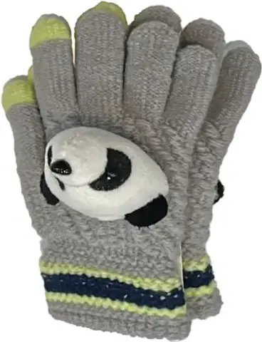 Kitti P-K25230-05 (4-8) Yaş Erkek Çocuk Örme Eldiven 6'lı