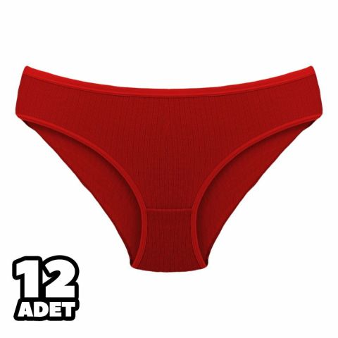 Dondeza 259 Viskon Fitilli Raporlu Bayan Ara Beden Bikini 12'li