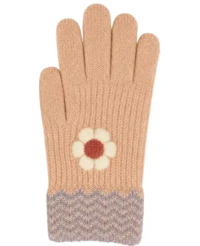 Kitti P-K26220-02 (3-6) Yaş Kız Örme Eldiven 6'lı