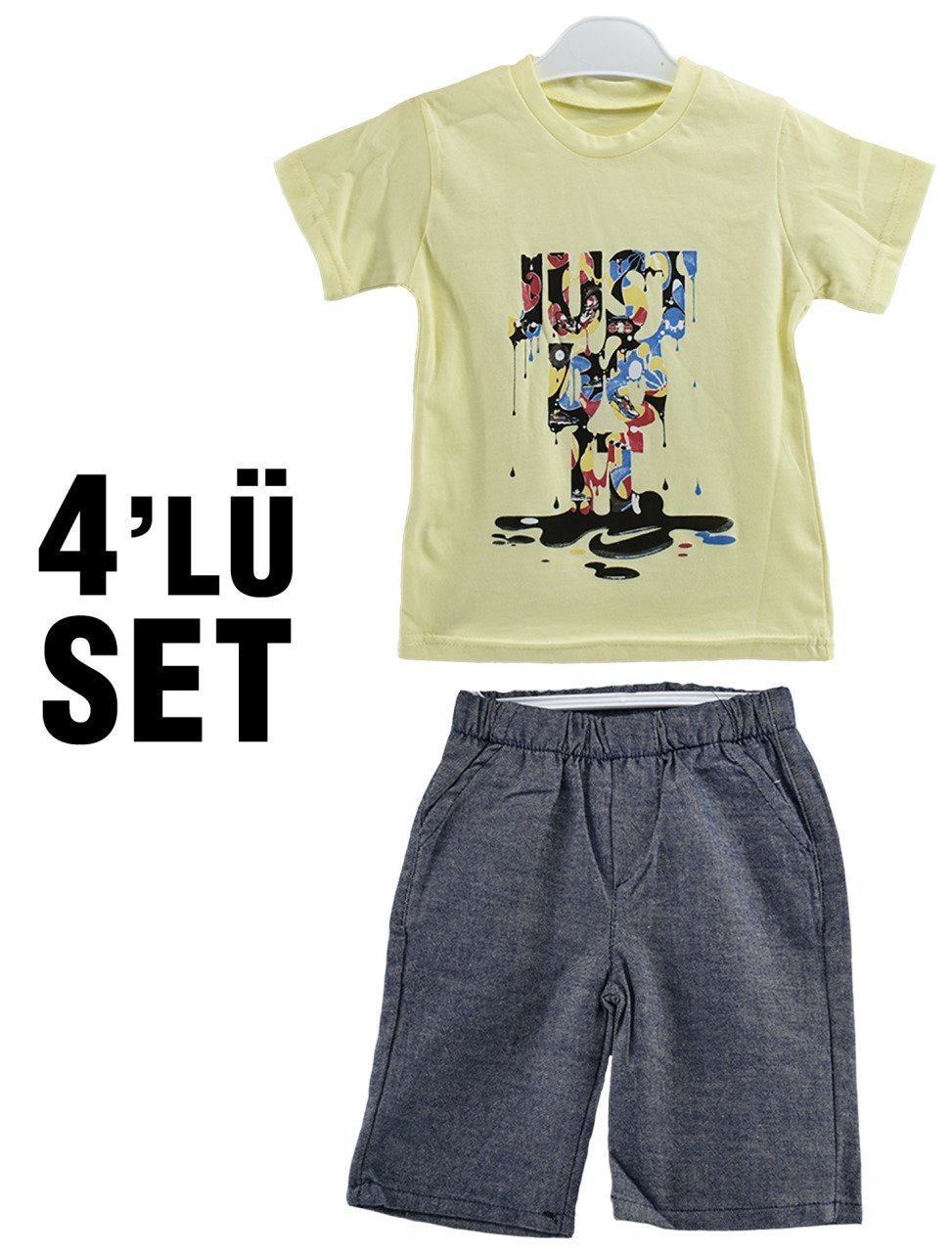 Fantastic Erkek Çocuk Takım 5-6-7-8 Yaş 4 Lü