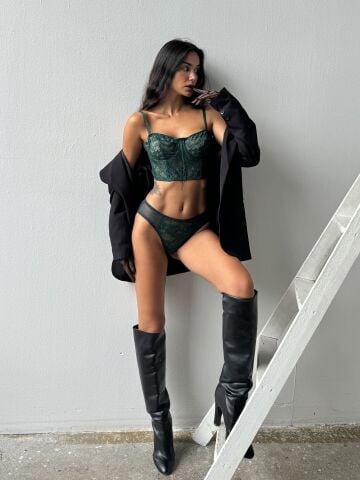 Cansoy 692 (75-80-85-90) Simli Lez Balenli Desteksiz Sütyen Takım 6'lı